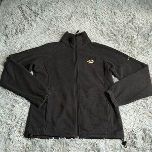 Columbia Jacket Womens Small Missouri Tigers Mizzou Football Fleece Toggle Waist